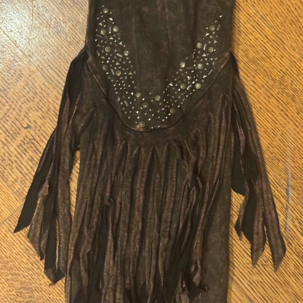 Fringe Flare Leg Pant Size M NWT  WESTERN BOHO - Picture 2 of 9